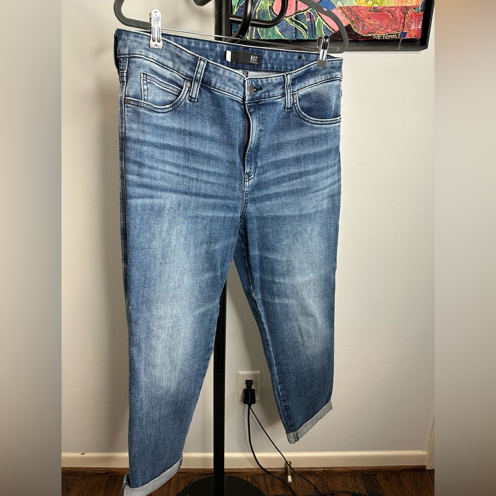 Kut from Kloth Megan High Rise Ankle cigarette pants in size 14. Excellent.